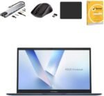 Asus Vivobook 14 Laptop, Intel Core i7-1355U Processor |16GB DDR4 RAM |512GB M.2 NVMe SSD |14"FHD IPS Display |Intel Graphics |Windows 11 Home With Bundle (Quiet Blue)