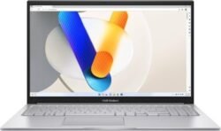 Asus Vivobook 15 X1504VA-NJ379 Laptop 13th Gen Intel Core i7-1355U 8GB DDR4 512GB SSD 15.6 Full HD Intel UHD Graphics Silver English Arabic Keyboard WINDOWS 11 (UPGRADE)
