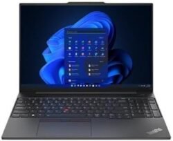 Lenovo ThinkPad E16 Gen 3 Business Laptop, 16" WUXGA Display, Intel Core Ultra 7 255H, 32GB DDR5 RAM, 1TB SSD, Intel Arc Graphics, Backlit Keyboard, Black