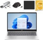 HP 14 Laptop, Intel Core Ultra 7 255U Processor |16GB DDR5 Ram |1TB PCIe NVMe M.2 SSD |Intel Graphics |14" FHD Display |Windows 11 |natural silver free Bundle