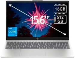 HP - 15.6" Full HD Touch-Screen Laptop - Intel Core i5 1334U 2023-16GB Memory - 512GB SSD - Natural Silver (15-FD0215DX)