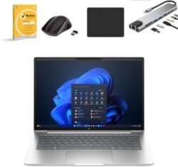 HP ProBook 440 G11, 14" WUXGA Display Laptop, Intel Core Ultra 5 125U, 16GB DDR5 RAM, 512GB SSD, Integrated Intel Graphics, Windows 11 Pro, With 8 in 1 Type-C Hub, W/L Mouse, Mouse Pad & Anti Virus