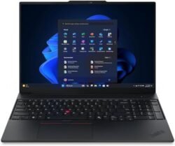 Lenovo ThinkPad E16 Gen 3 Business Laptop, 16" WUXGA Display, Intel Core Ultra 5 225U, 16GB DDR5 RAM, 512GB SSD, Intel Graphics, Backlit Keyboard, Windows 11, Black (Upgraded)