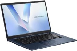 ASUS Vivobook 14 X1404VA Laptop, 14" FHD IPS Display, Intel Core 5 120U, 8GB RAM, 512GB SSD, Intel Graphics, English UK Keyboard, Windows 11 Home, Blue