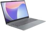 Lenovo IdeaPad Slim 3 15IAN8 15.6" FHD Laptop, Intel N100 Processor, 8GB LPDDR5 RAM, 256GB PCIe NVMe SSD, Intel UHD Graphics, Wi-Fi 6, Bluetooth 5.2, HD Camera with Privacy Shutter, Arctic Grey