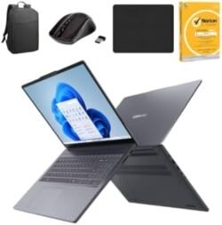 Lenovo IdeaPad Slim 3 16 inch Laptop, 13th Gen Intel Core i7-13620H, 16GB DDR5 RAM, 512GB PCIe NVMe SSD, 2.8K (2880x1800) Display, Intel UHD Graphics, Wi-Fi 6, Bluetooth 5.4, Windows 11 (Luna Grey)