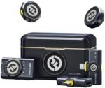 Hollyland LARK M2 Wireless Microphone for iPhone, Android and Camera, 48KHz 24Bit Hi-Fi Audio, 1000ft LOS Range, Noise Cancellation, 40H Duration for Vlogging, YouTube, Streaming