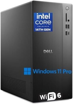 Dell 2026 Tower PC Ect1250 Desktop Computers 16GB DDR5 RAM, 512GB PCIe SSD | 14th Gen Intel Processor, Copilot AI, WiFi 6, Bluetooth, DisplayPort, HDMI, Type-C, Windows 11 PrO